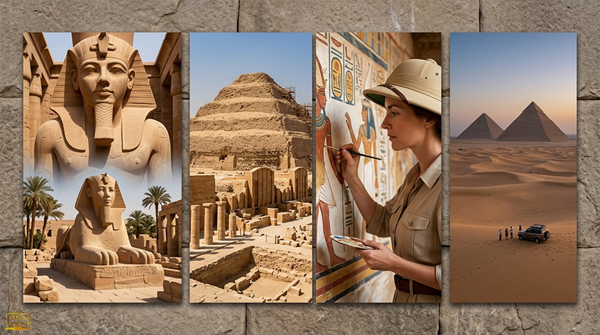 Memphis Saqqara Dahshur Old Kingdom pyramids tour Egypt